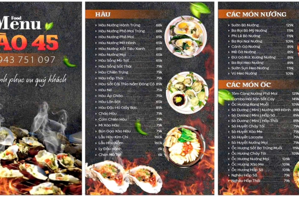 Menu trang 1